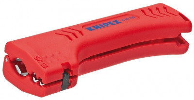 Универсальный инструмент для снятия оболочки с кабеля домовой и промышленной сети KNIPEX 16 90 130 SB